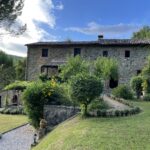 View of the house from the pond